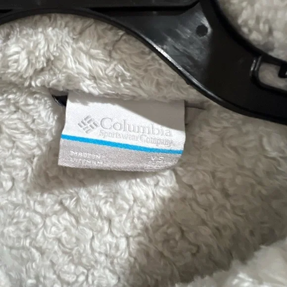 Girls' Columbia Sherpa Full Zip Size XS - Picture 3 of 4